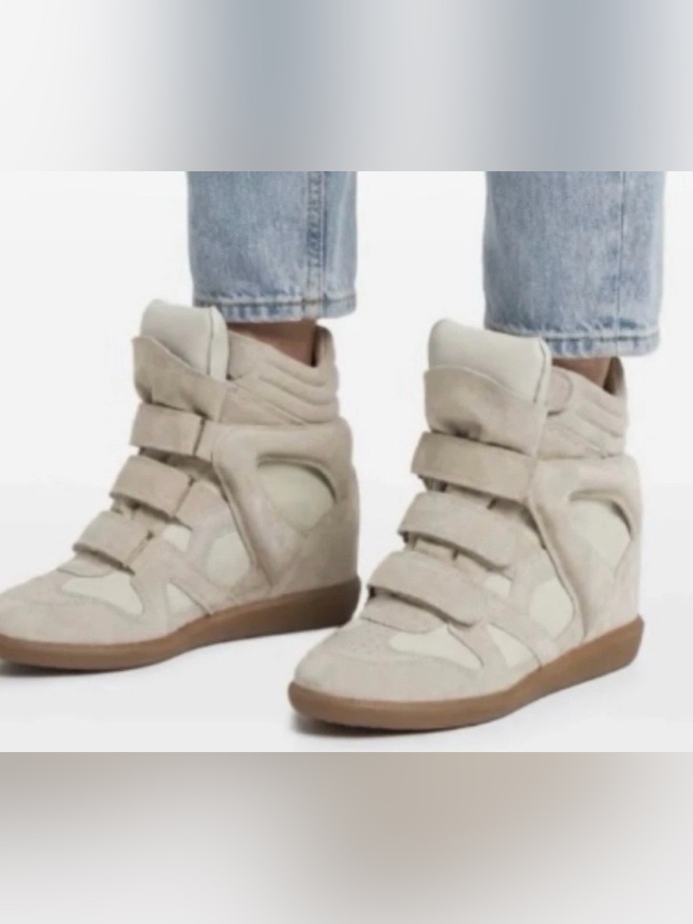 High-Top Wedge Trainers 
Size EU 38